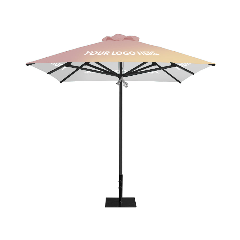 2m x 2m Custom Printed Saville Square | Umbrellas