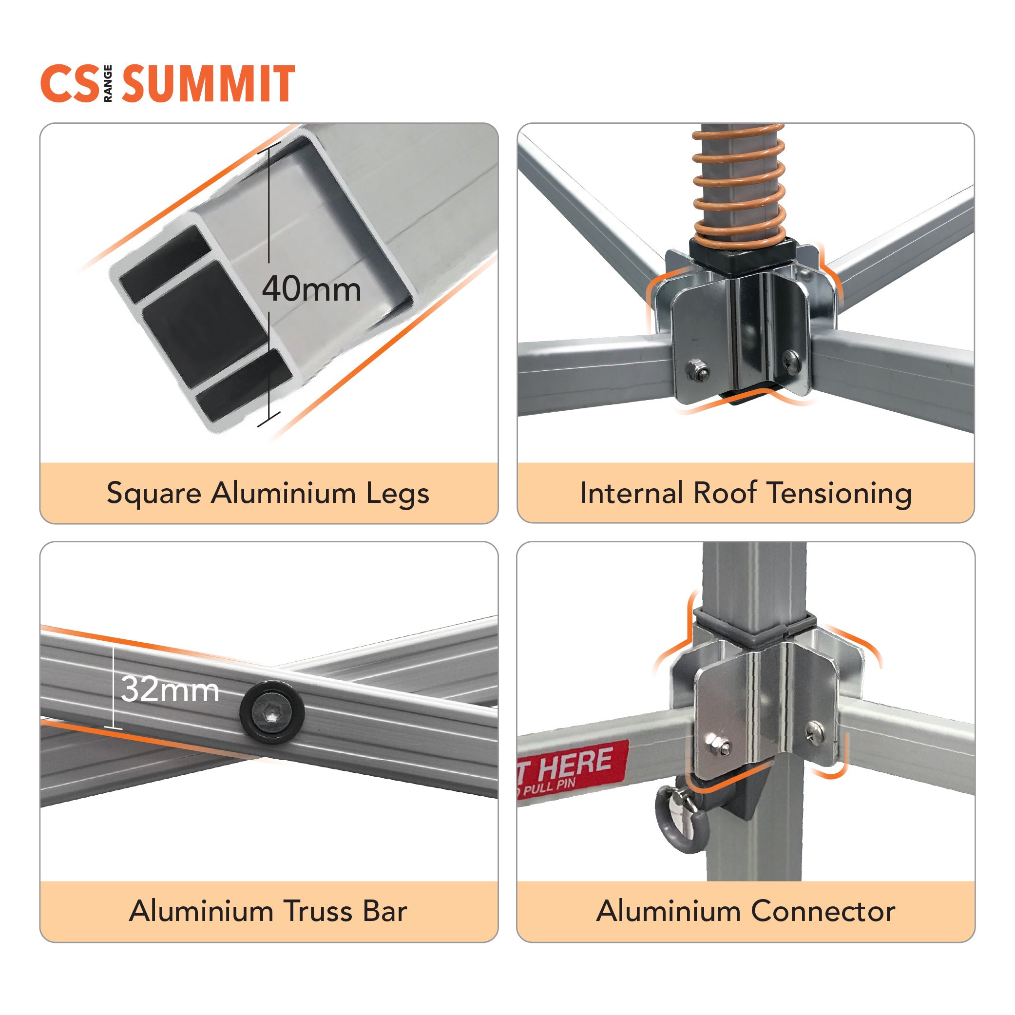 3m x 6m Printed Folding Marquee