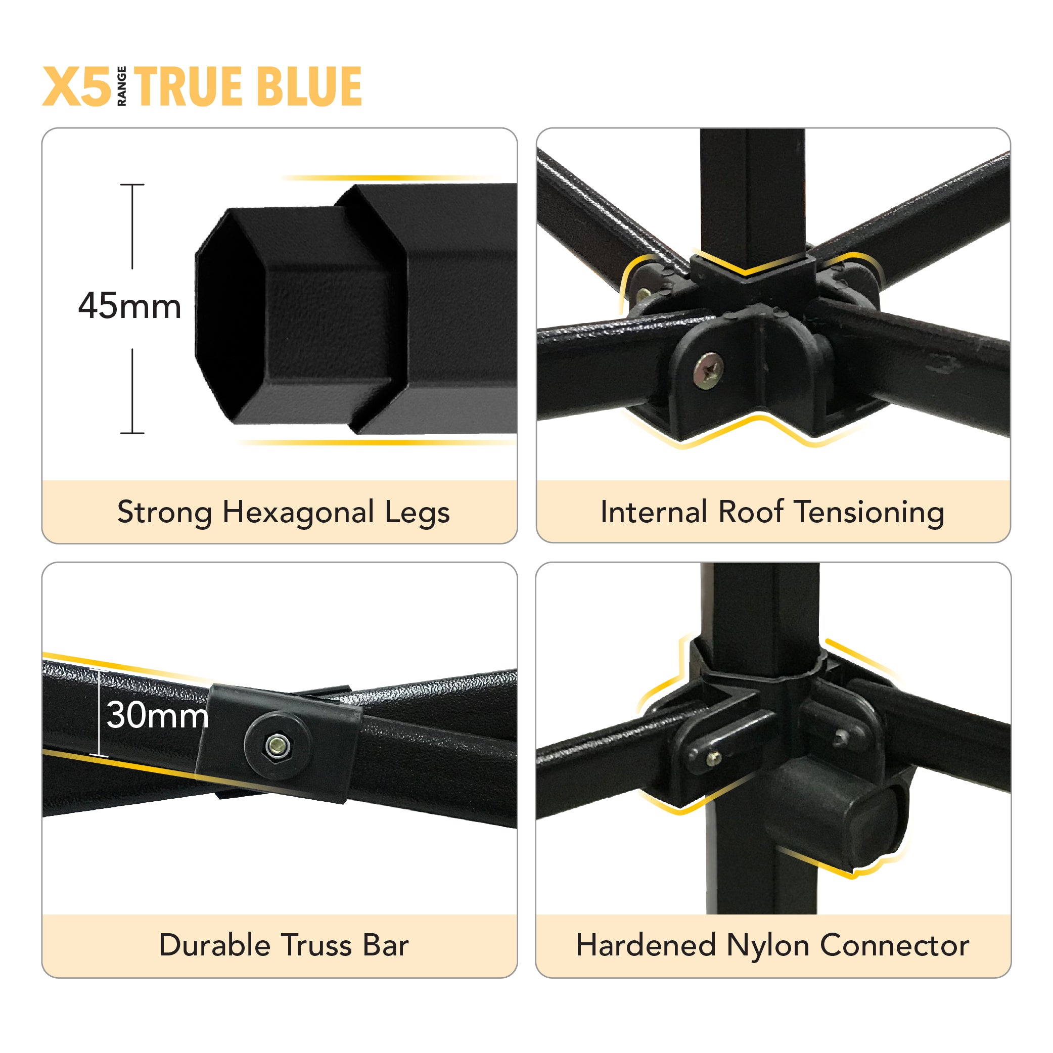 3m x 6m Printed Folding Marquee