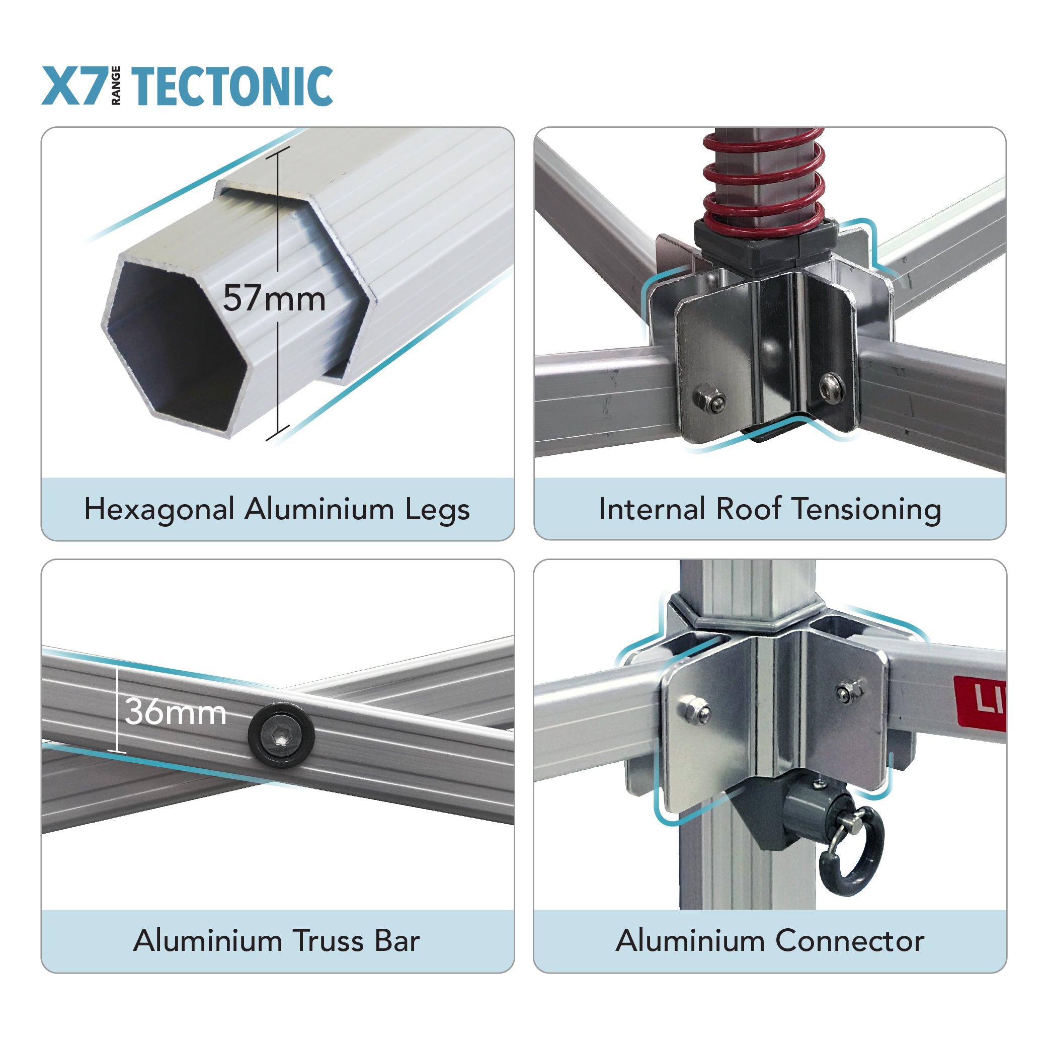 6m x 6m Printed Folding Marquee