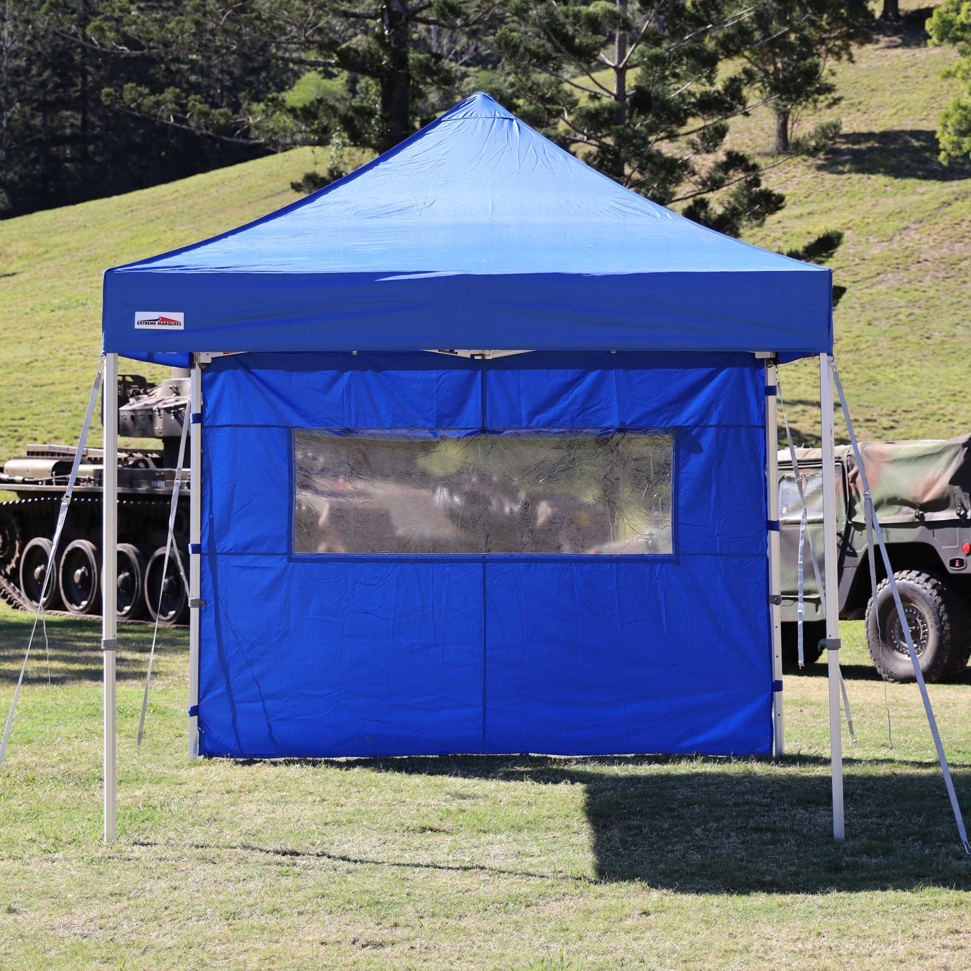 2.4m Marquee PVC Window Wall | Marquee Accessory