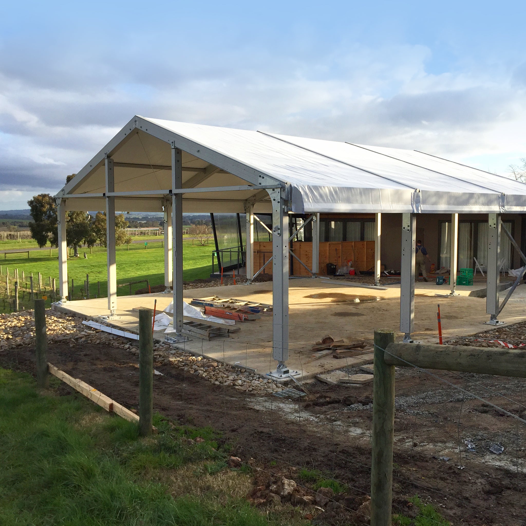 8m Wide (3m Bay) | Clear Span A Frame