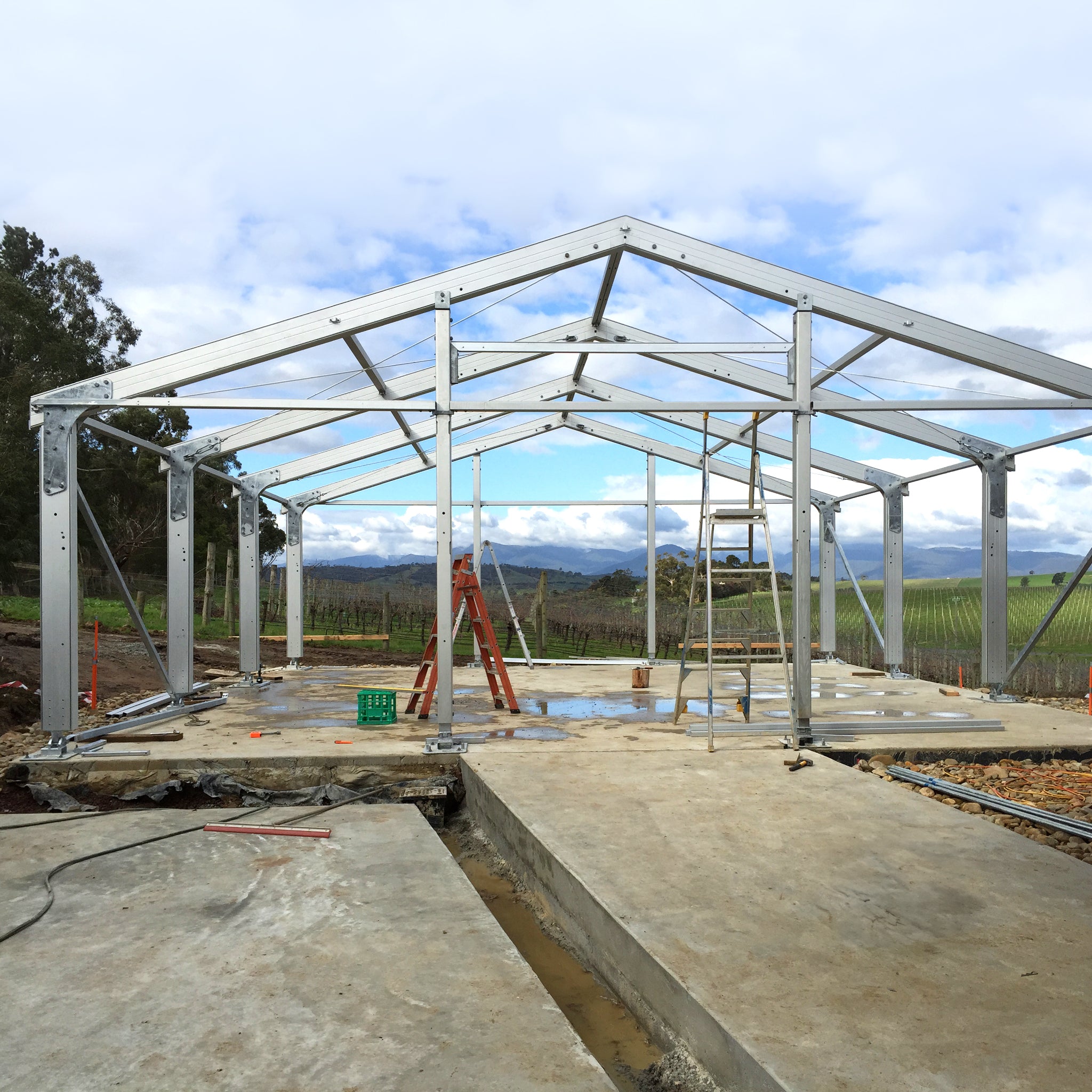 8m Wide (3m Bay) | Clear Span A Frame