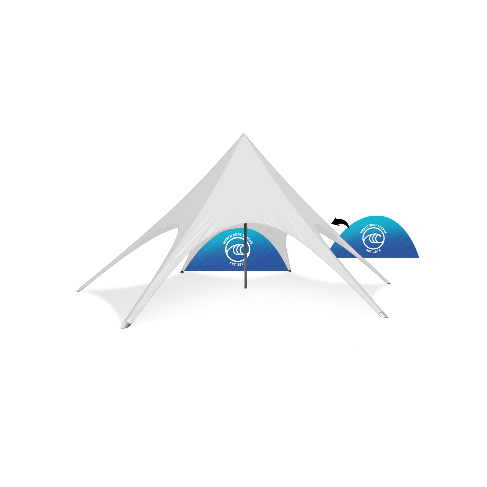 10m Star Shade Custom Wall | Star Tents