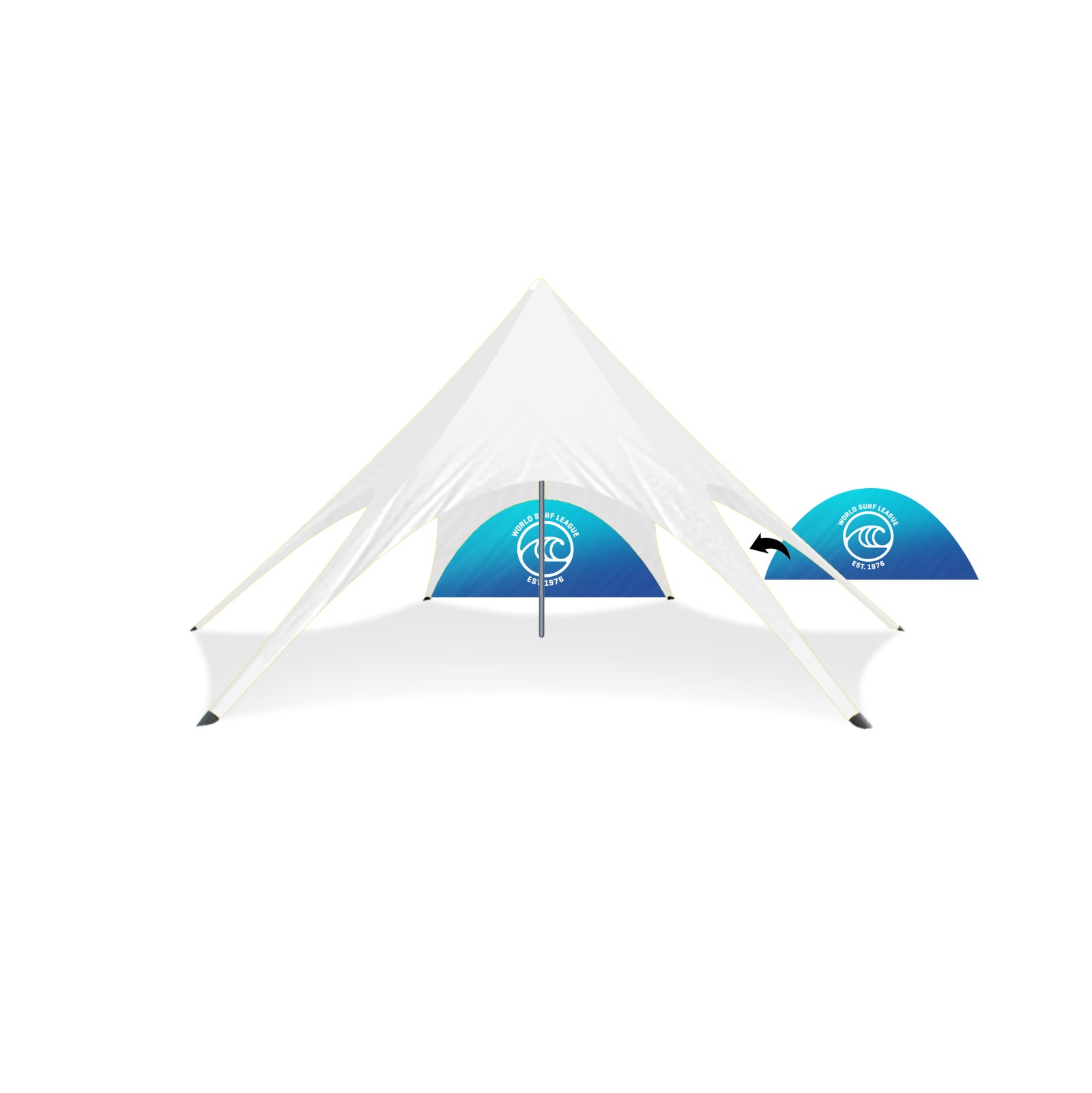 12m Star Shade Custom Wall | Star Tents