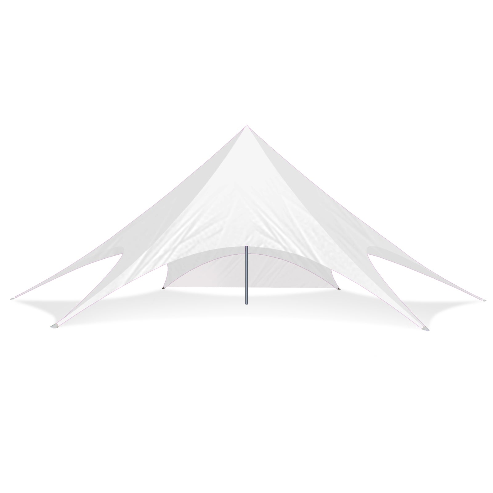 16m Star Shade Wall | Star Tents