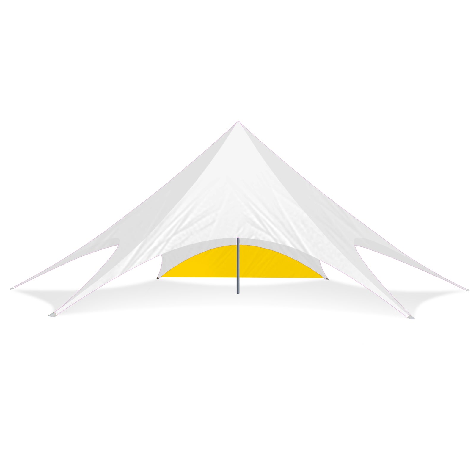 16m Star Shade Wall | Star Tents