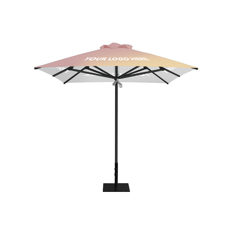 2.5m x 2.5m Custom Printed Saville Square | Umbrellas