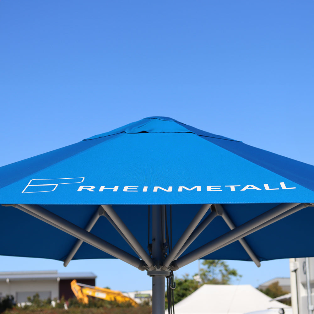 3m x 3m Custom Printed Saville Square | Umbrellas