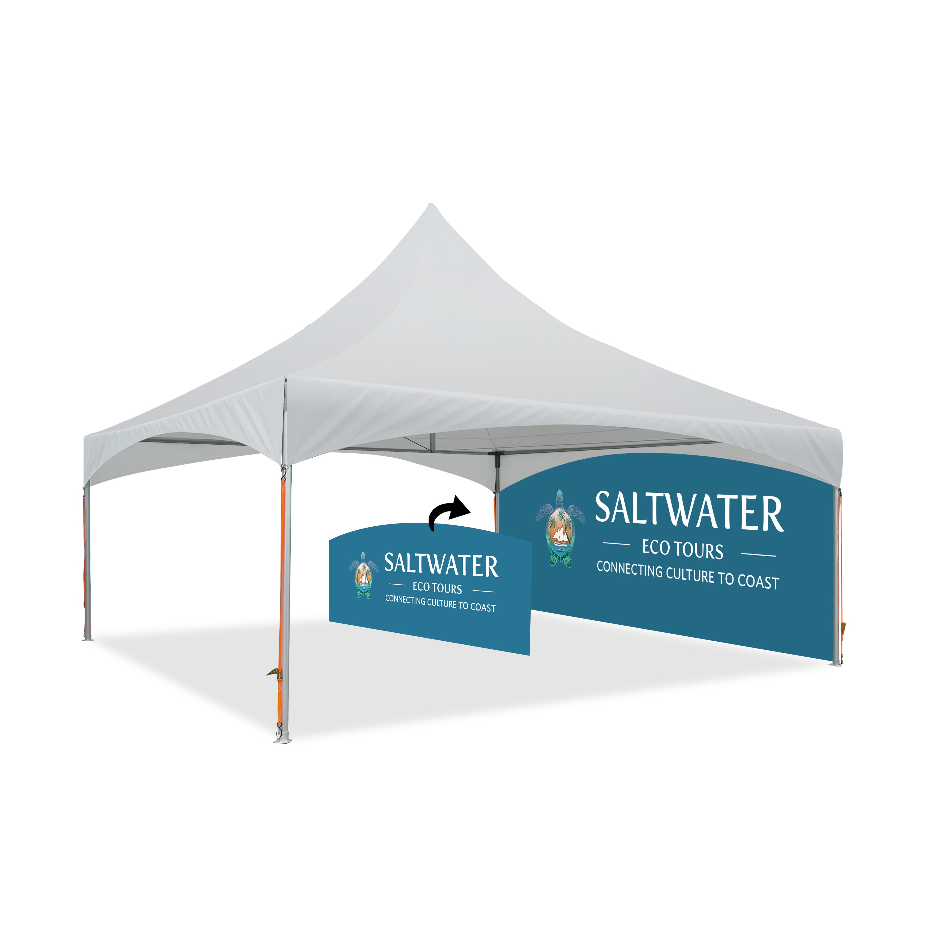 5m Pavilion Printed Wall | Semi-Permanent Tent Accessory