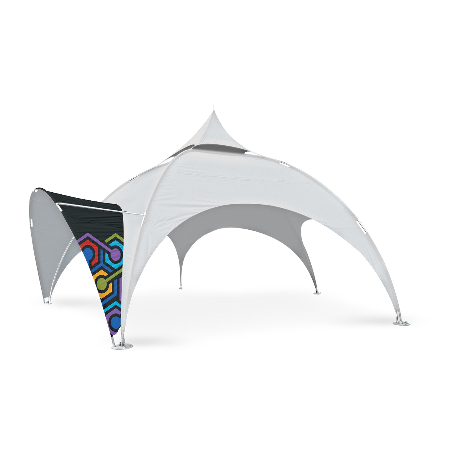 5m Arch Tent Custom Awning | Star Tents